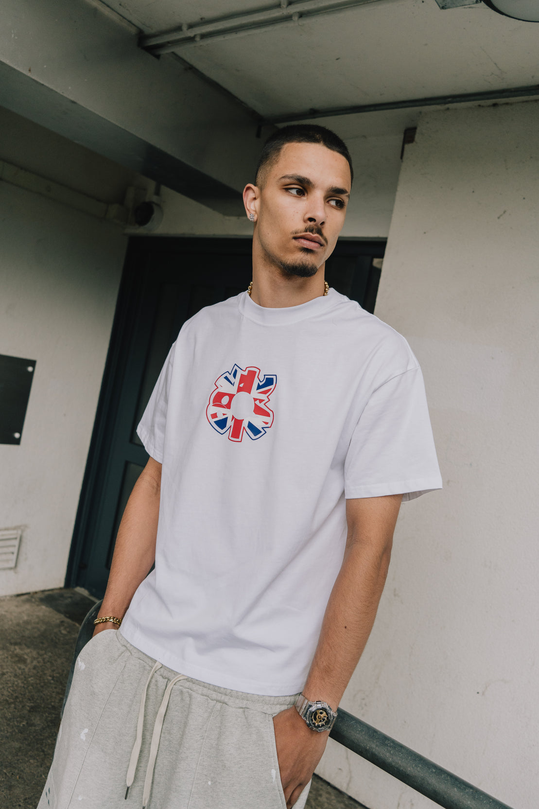 GB LOGO TEE - WHITE