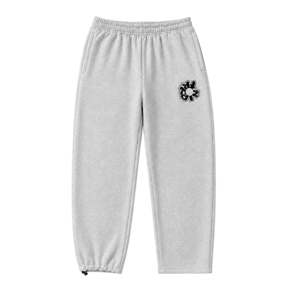 WARM GREY LOGO JOGGER
