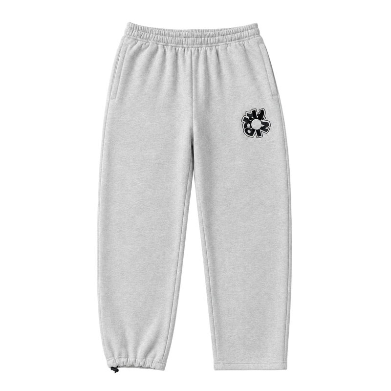 WARM GREY LOGO JOGGER