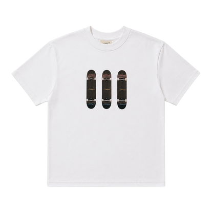 SKATE SIGNATURE TEE - WHITE
