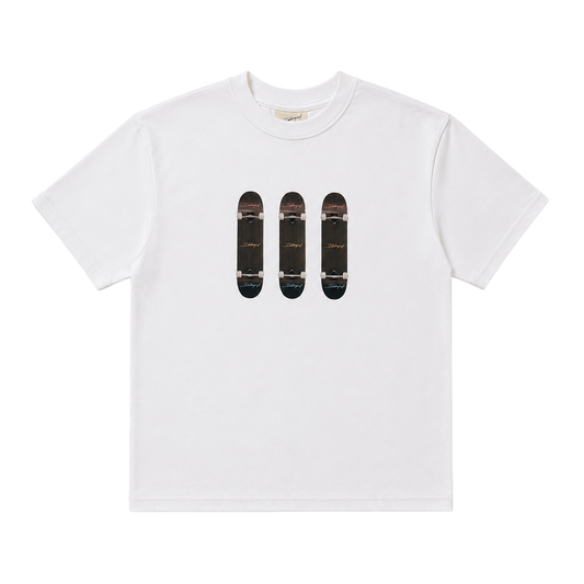 SKATE SIGNATURE TEE - WHITE