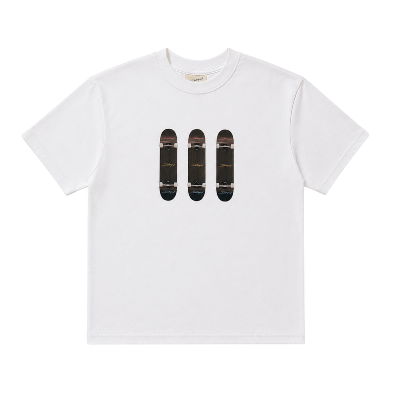 SKATE SIGNATURE TEE - WHITE